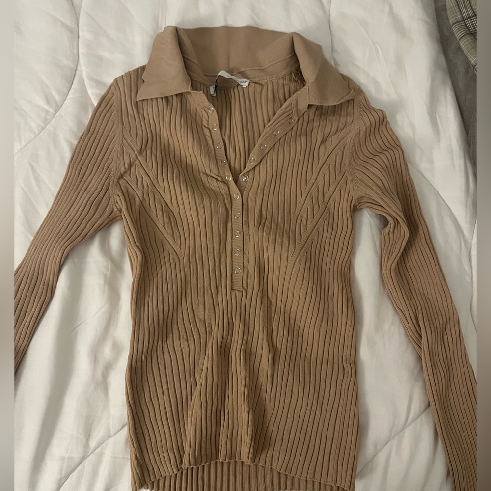 Zara long sleeve with stylish collar